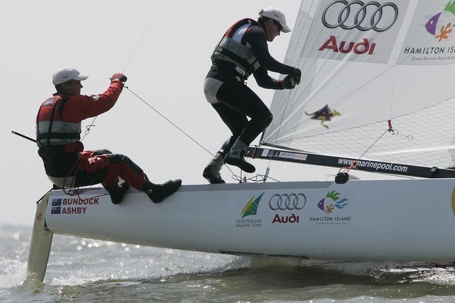 Bundock and Ashby Join the action on the water today © 2008 Richard de Jonge. ©  SW